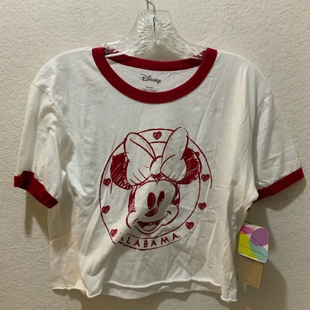 Disney Blue 84 Alabama Mickey Mouse T-Shirt women Medium